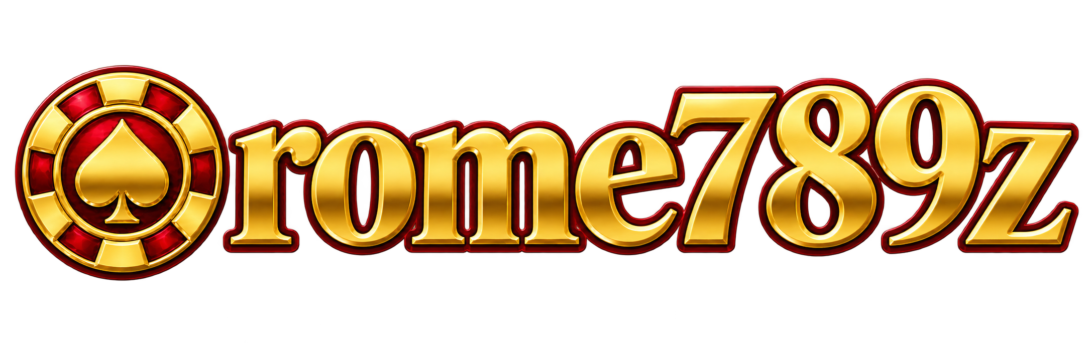 โลโก้ rome789z โทนแดงทอง